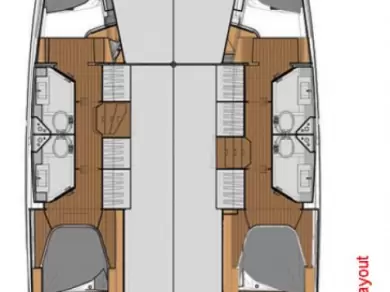 Uthyrning Katamaran  Fountaine Pajot med en båtlicens 