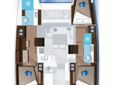 Yacht charter Marsh Harbour billig Lagoon 40