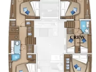 Båtuthyrning Lagoon Lagoon 55 - 4 + 2 cab. i Palma de Mallorca på Samboat 