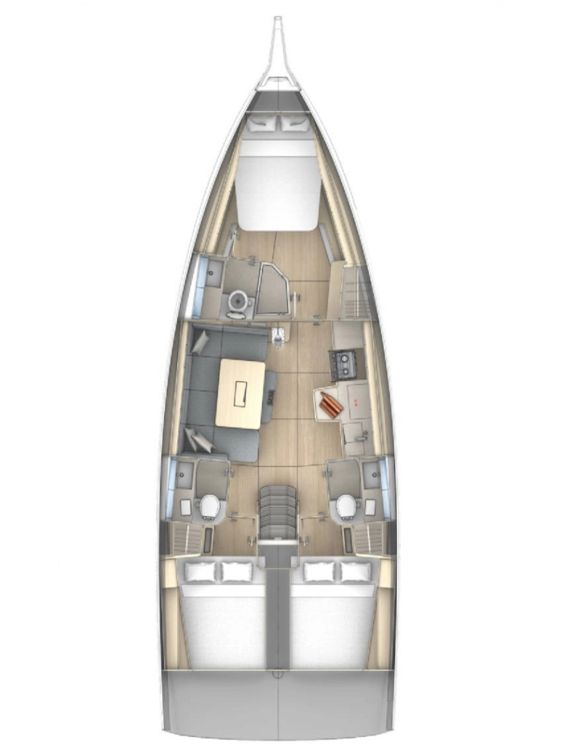 Yacht charter Kos  billig Dufour 41