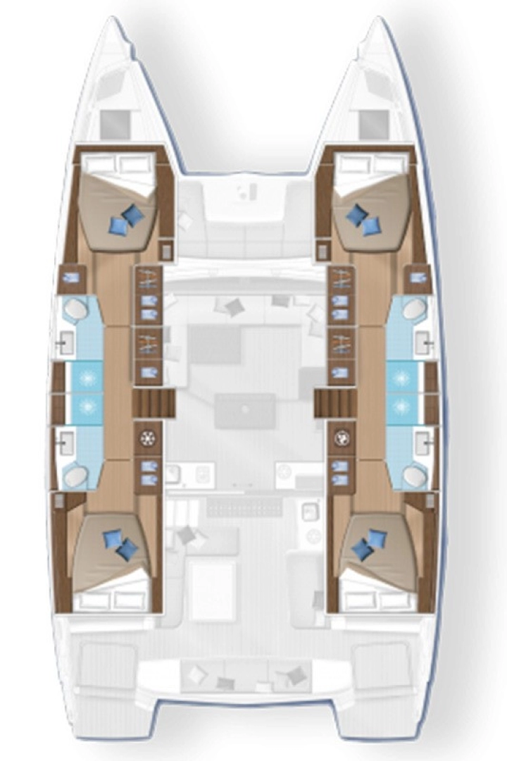 Yacht charter Donji Seget billig Lagoon 50