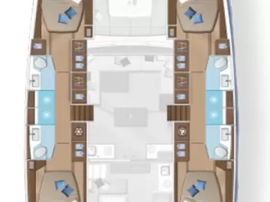 Yacht charter Donji Seget billig Lagoon 50