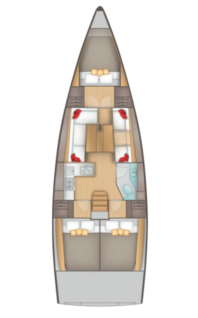 Båtuthyrning Salona Salona 380 i Kaštela på Samboat 