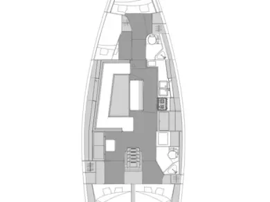 Elan Impression 45.1 charter bareboat eller skeppad i Biograd Na Moru