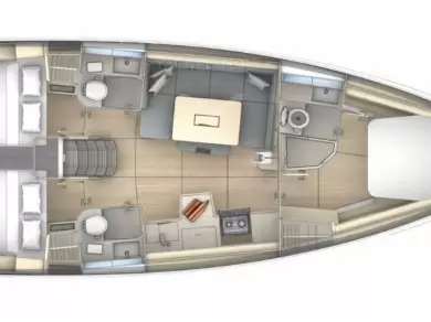 Yacht charter Alimos billig Dufour 41