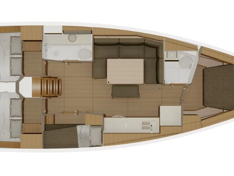 Uthyrning Segelbåt  Dufour med en båtlicens 