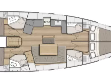 Yacht charter Kos  billig Oceanis 46.1