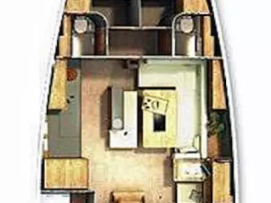 Hyra Segelbåt  med eller utan skeppare Hanse Donji Seget 