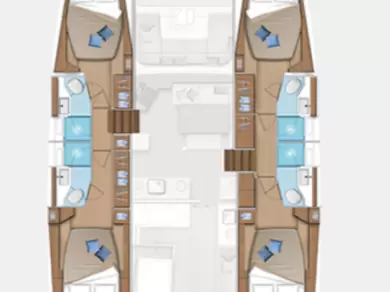 Uthyrning Katamaran  i Alimos - Lagoon Lagoon 46