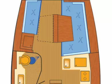 Uthyrning Segelbåt  i Rogoznica - Hanse Hanse 418