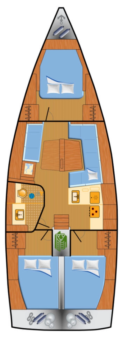 Båtuthyrning Hanse Hanse 418 i Punat på Samboat 