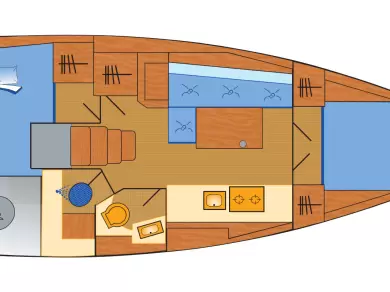 Yacht charter Rogoznica billig Oceanis 38.1