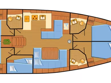 Bénéteau Oceanis 51.1 charter bareboat eller skeppad i Rogoznica