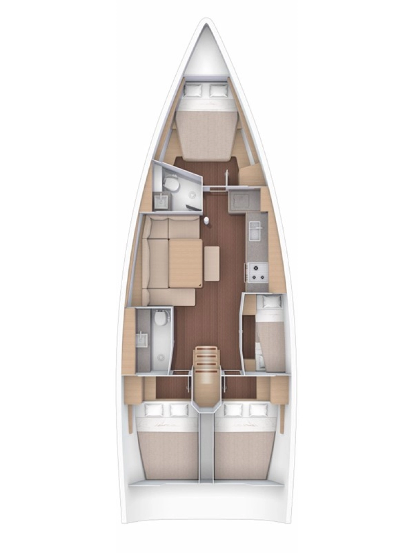 Uthyrning Primošten  - Dufour Dufour 430 av Samboat 