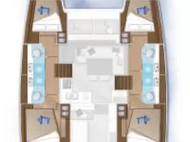 Lagoon Lagoon 40 charter bareboat eller skeppad i Primošten 