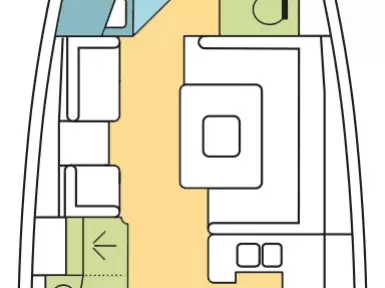 Uthyrning Segelbåt  Jeanneau med en båtlicens 