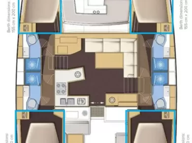 Båtuthyrning Lagoon Lagoon 450 F i Kaštela på Samboat 