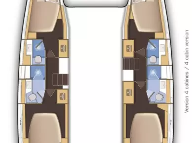 Yacht charter Primošten  billig Lagoon 42