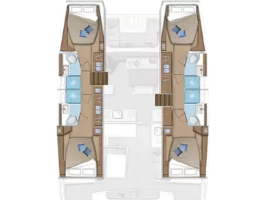 Katamaran  för uthyrning Alimos till det bästa priset 