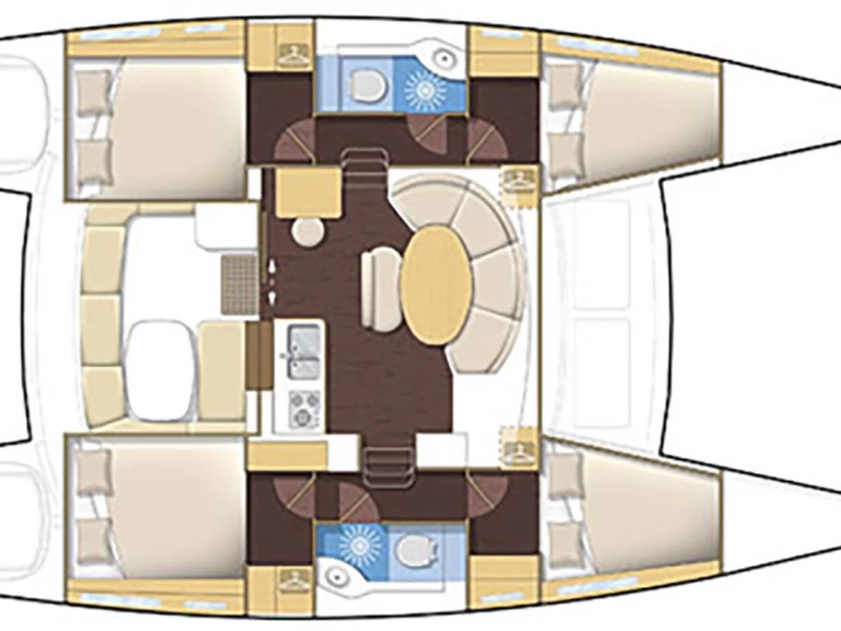 Uthyrning Propriano - Lagoon Lagoon 380 av Samboat 