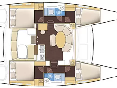 Uthyrning Propriano - Lagoon Lagoon 380 av Samboat 