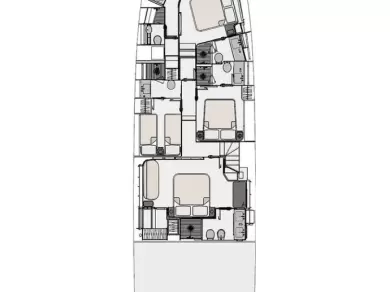 Uthyrning Podstrana - Azimut Azimut 78 Fly - 4 + 1 cab. av Samboat 