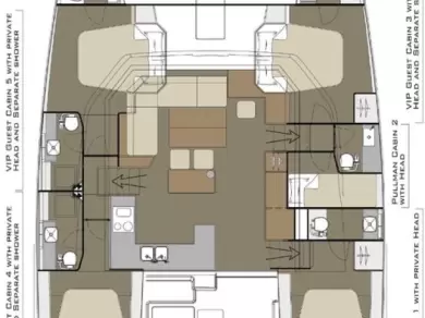 Hyr en Dufour Dufour Catamarans 48 Sail Trogir  