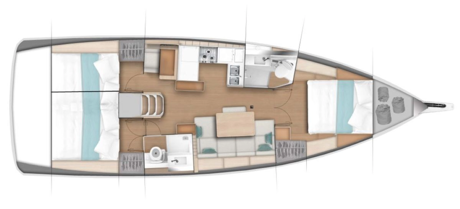 Hyra Segelbåt  med eller utan skeppare Jeanneau Annapolis 