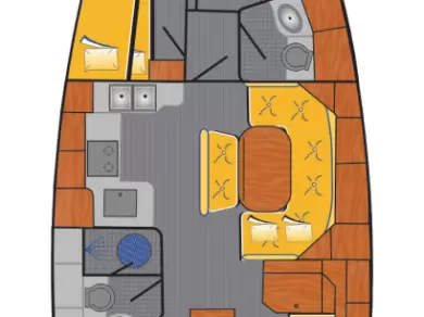 Yacht charter Heiligenhafen billig Cruiser 46