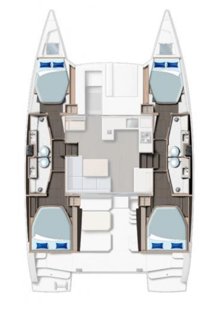 Yacht charter Cannigione billig Leopard 42 - 4 cab.