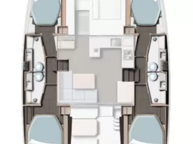 Yacht charter Cannigione billig Leopard 42 - 4 cab.