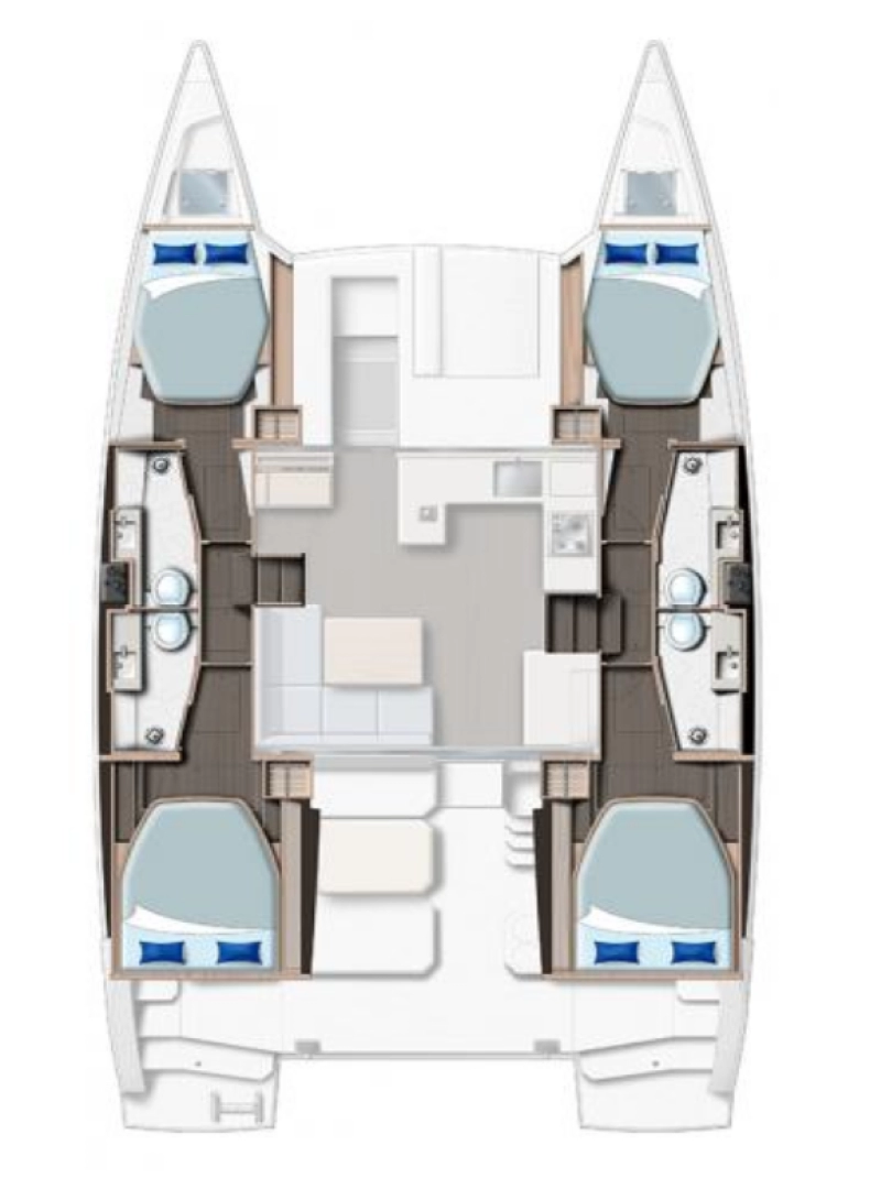 Hyra Katamaran  med eller utan skeppare Leopard Catamarans / Robertson & Caine Procida 