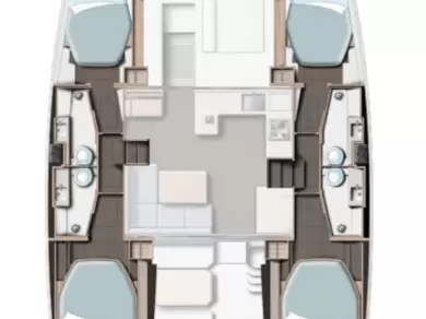 Hyra Katamaran  med eller utan skeppare Leopard Catamarans / Robertson & Caine Procida 