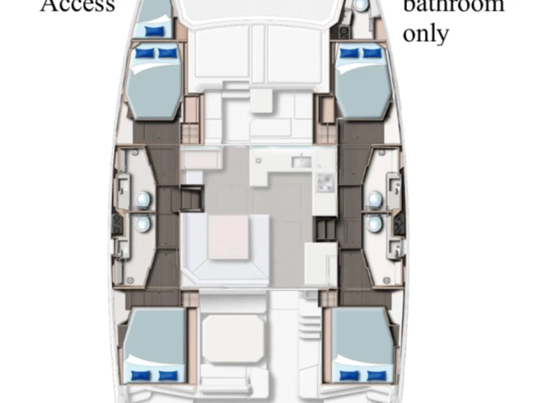 Yacht charter Cannigione billig Leopard 45