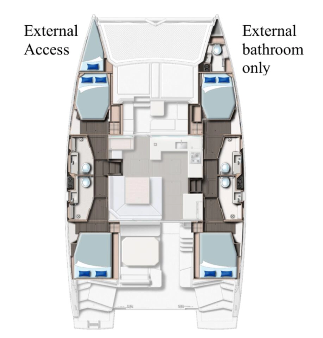 Yacht charter Cannigione billig Leopard 45
