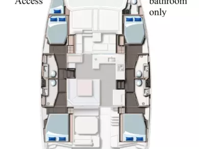 Yacht charter Cannigione billig Leopard 45