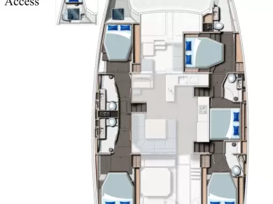 Båtuthyrning Leopard Catamarans / Robertson & Caine Leopard 50 - 5 + 1 cab i Cannigione på Samboat 