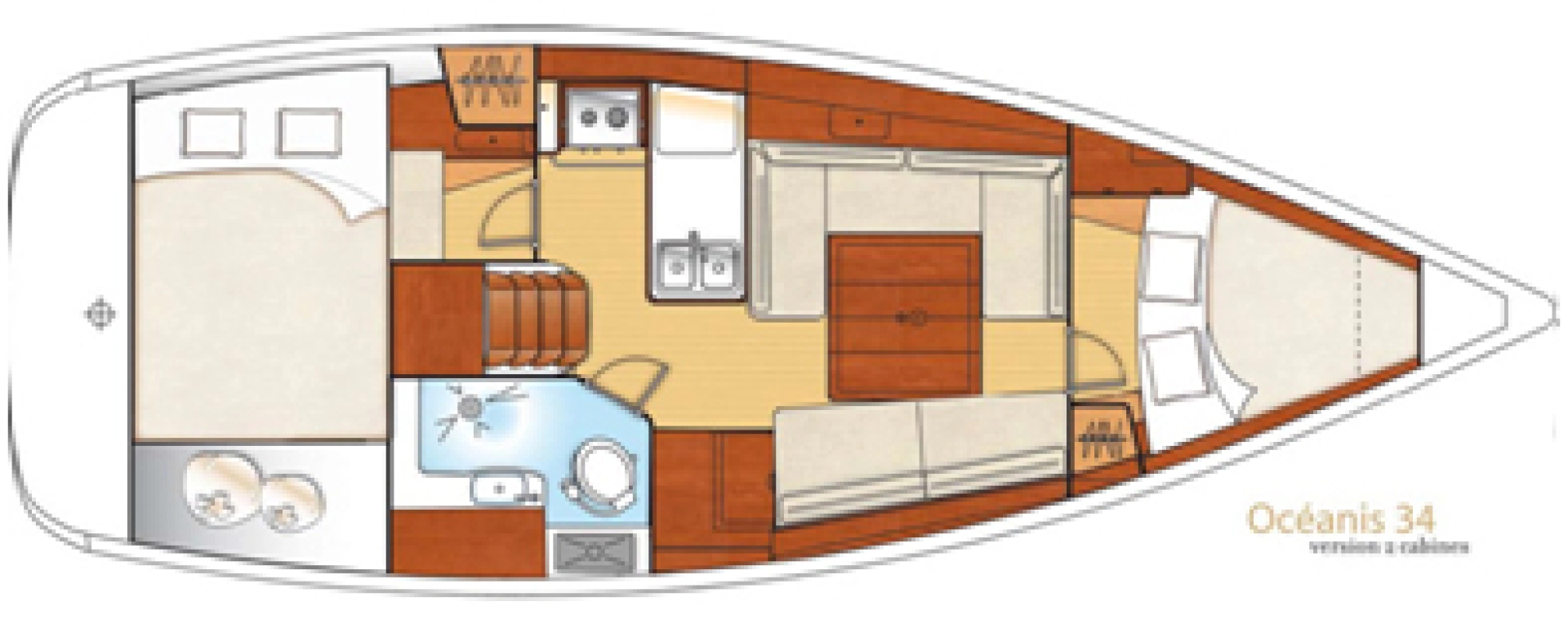 Yacht charter San Vincenzo billig Oceanis 34