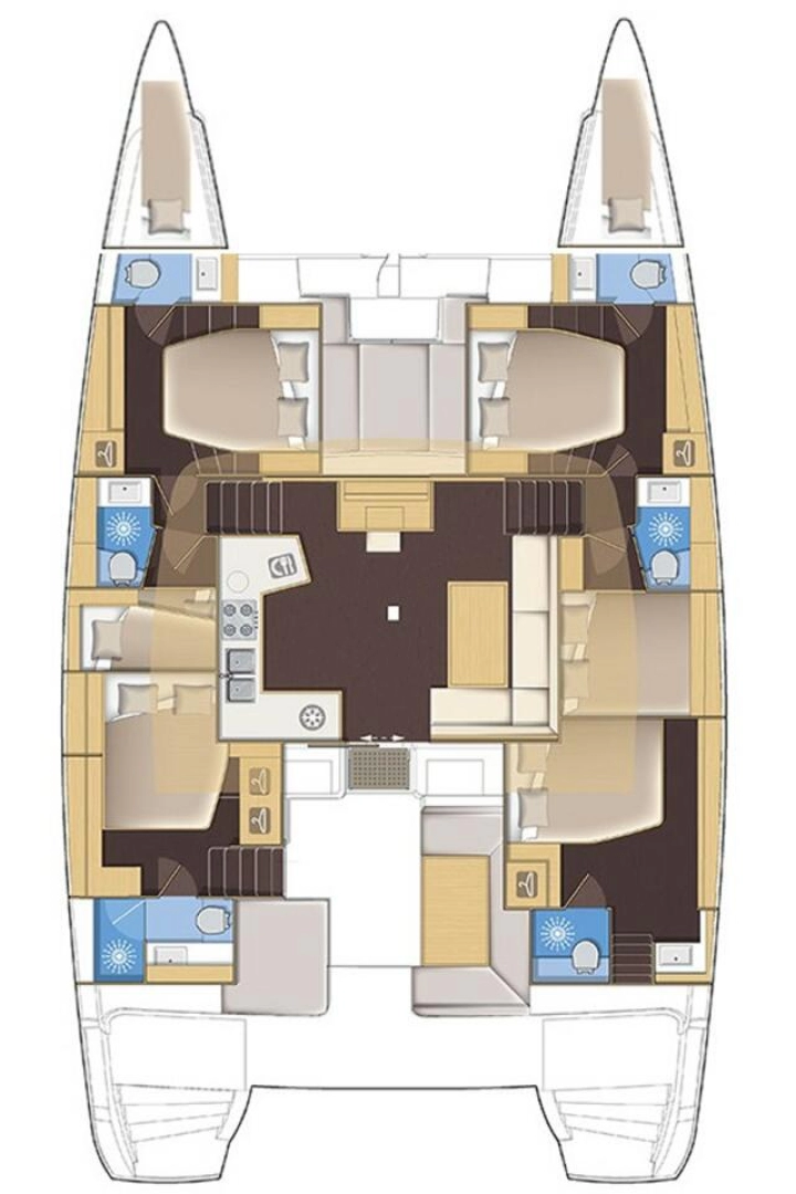 Uthyrning Trogir  - Lagoon Lagoon 52 F av Samboat 