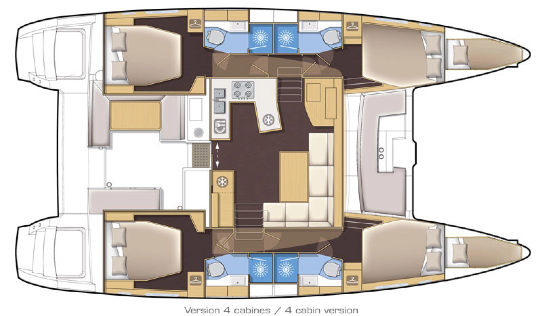 Yacht charter Parham Town billig Lagoon 450