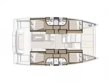 Bali Bali 4.2 charter bareboat eller skeppad i Biograd Na Moru