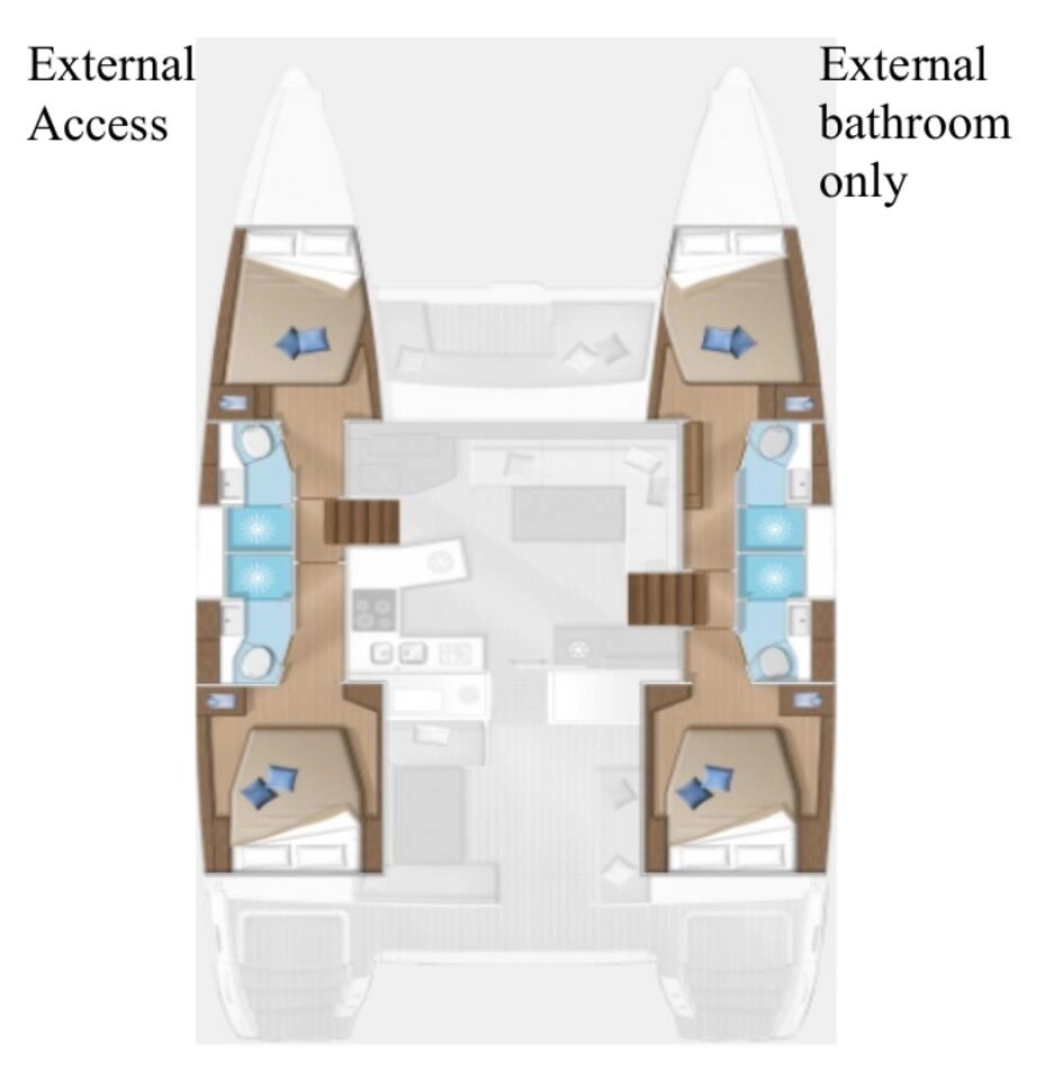 Yacht charter Furnari billig Lagoon 46