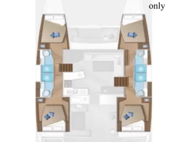 Yacht charter Furnari billig Lagoon 46