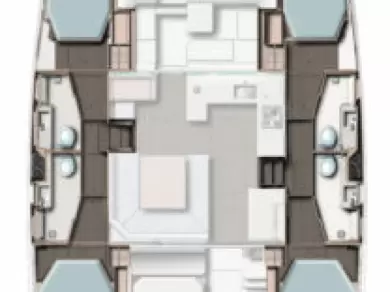 Yacht charter Toulon billig Leopard 45