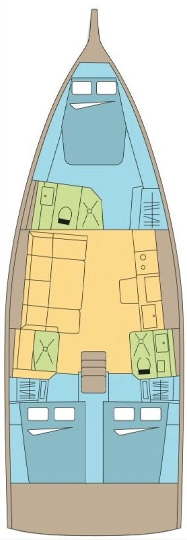 Dufour Dufour 41 charter bareboat eller skeppad i Furnari