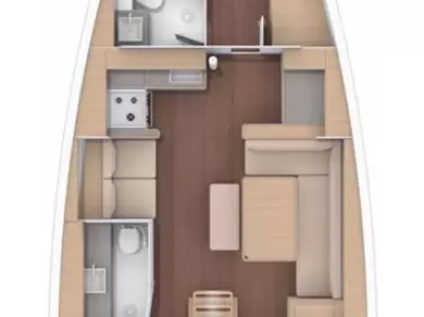Dufour Dufour 430 charter bareboat eller skeppad i Jezera
