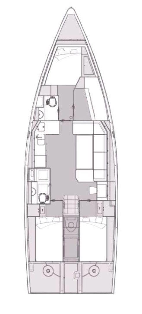 Yacht charter Portorož billig Elan Impression 45 (ex. 43) - 4 cab.