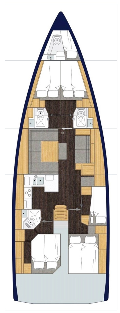 Yacht charter Kaštela billig Cruiser 50