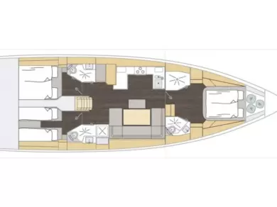 Bavaria Bavaria C46 charter bareboat eller skeppad i Biograd Na Moru