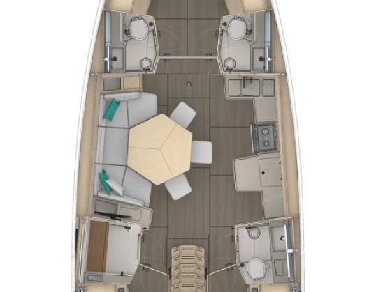 Yacht charter Preveza billig Dufour 44